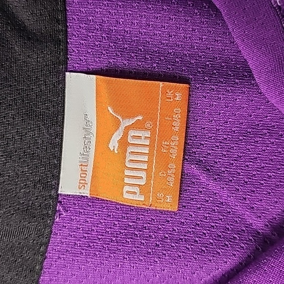 Puma medium purple short sleeve polo - Picture 5 of 5